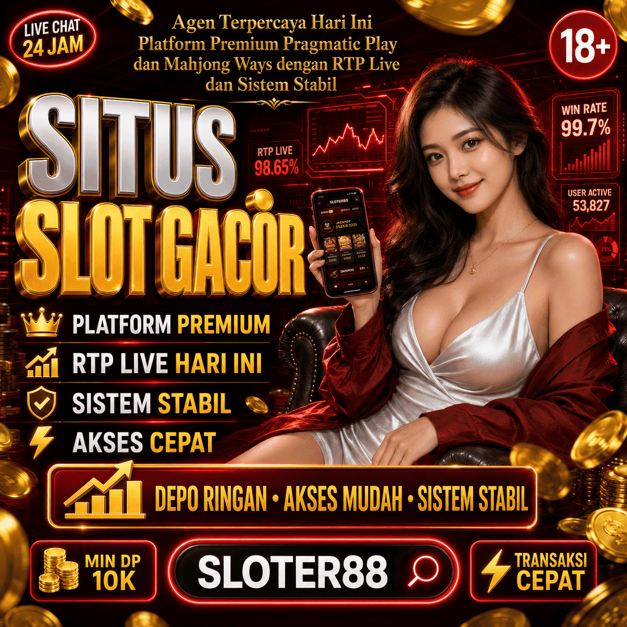 SLOTER88 Platform Slot Online Gacor dengan Hadiah Besar dan Event Spesial